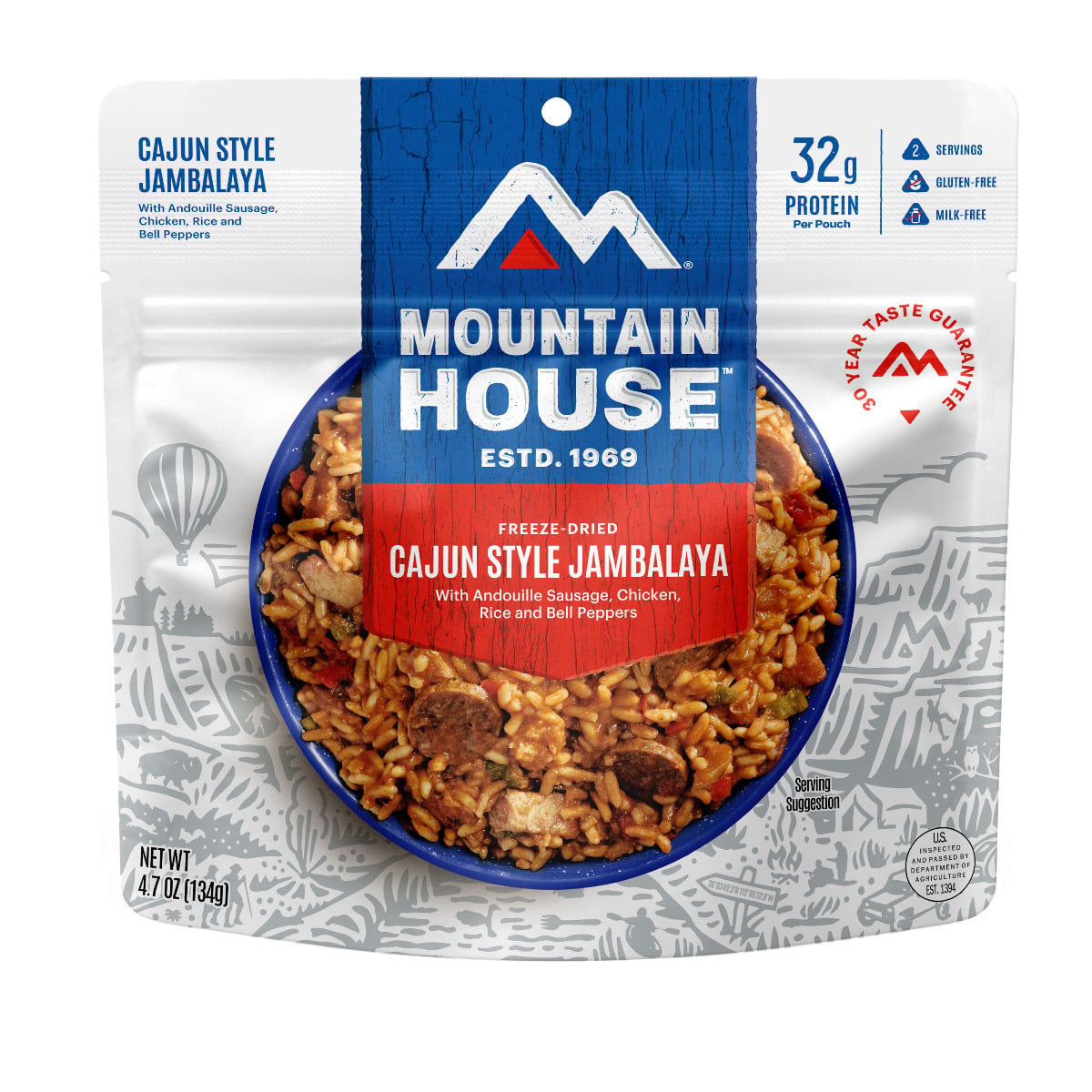 Mountain House Freeze-Dried Cajun Style Jambalaya - 55205