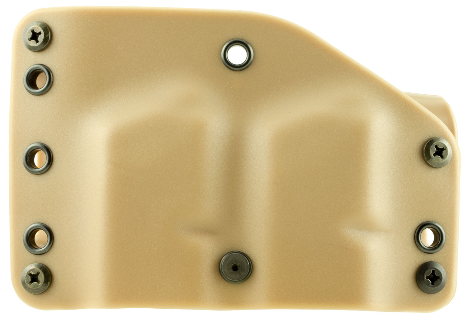 Phalanx Defense Systems Twin Mag Compact Right Hand Beretta/FNH/Glock Outside-The-Waistband Holster, Plain Coyote Tan - H60067