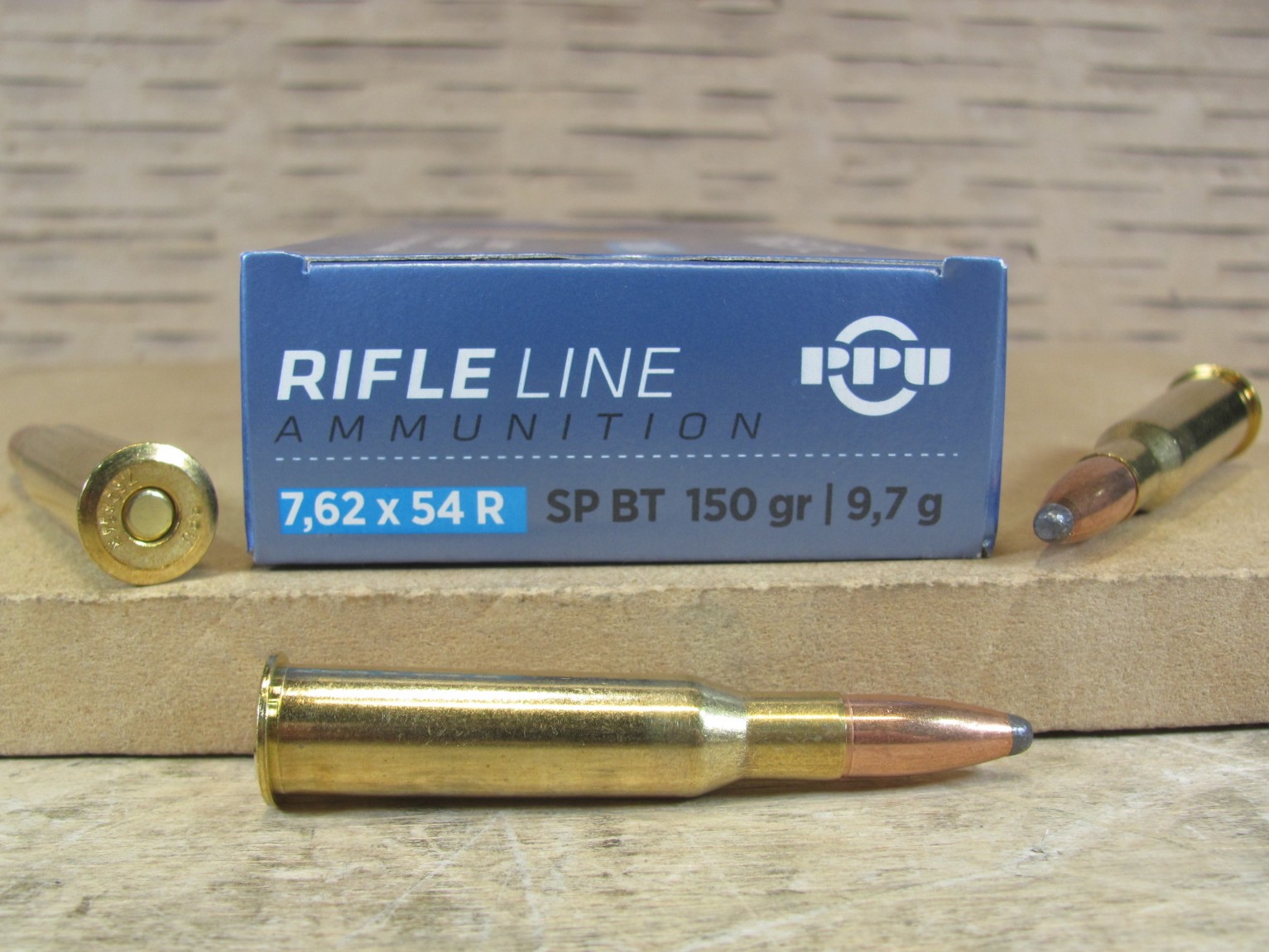 200 Round Case – 7.62x54R Soft Point 150 Grain Brass Case Non-Corrosive Prvi Partizan Ammo – PP76254S