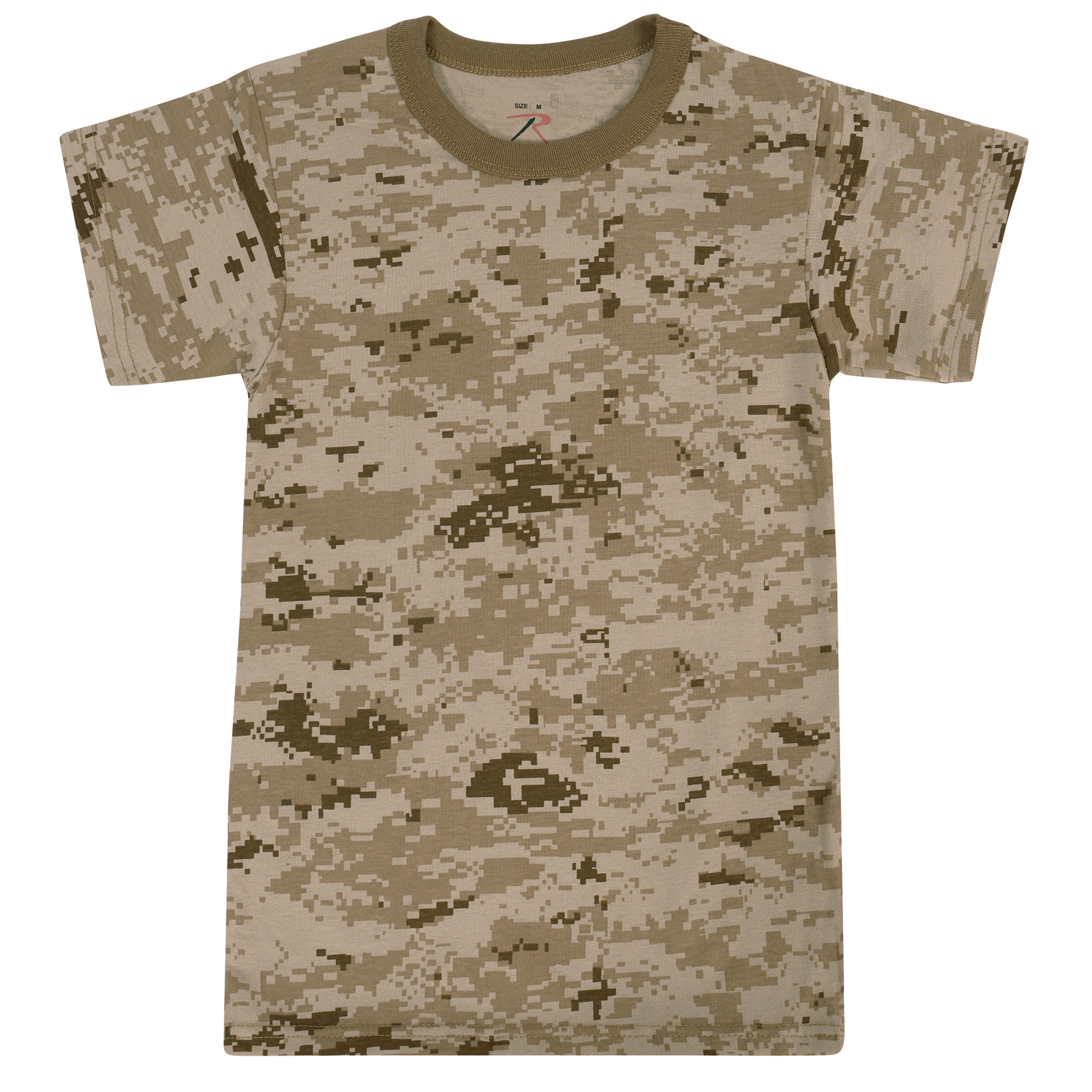 Rothco Kids Digital Camo T-Shirt - Desert Digital Camo, Medium