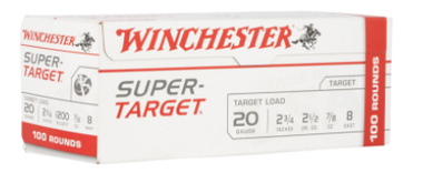 Winchester Ammo TRGT208VP Super Target 20 Gauge 2.75"