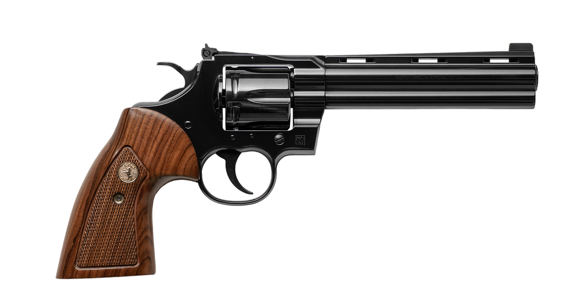 CNC Colt Boa 6" .357 Magnum 7rd Revolver, Black - BOA-BP6WBB