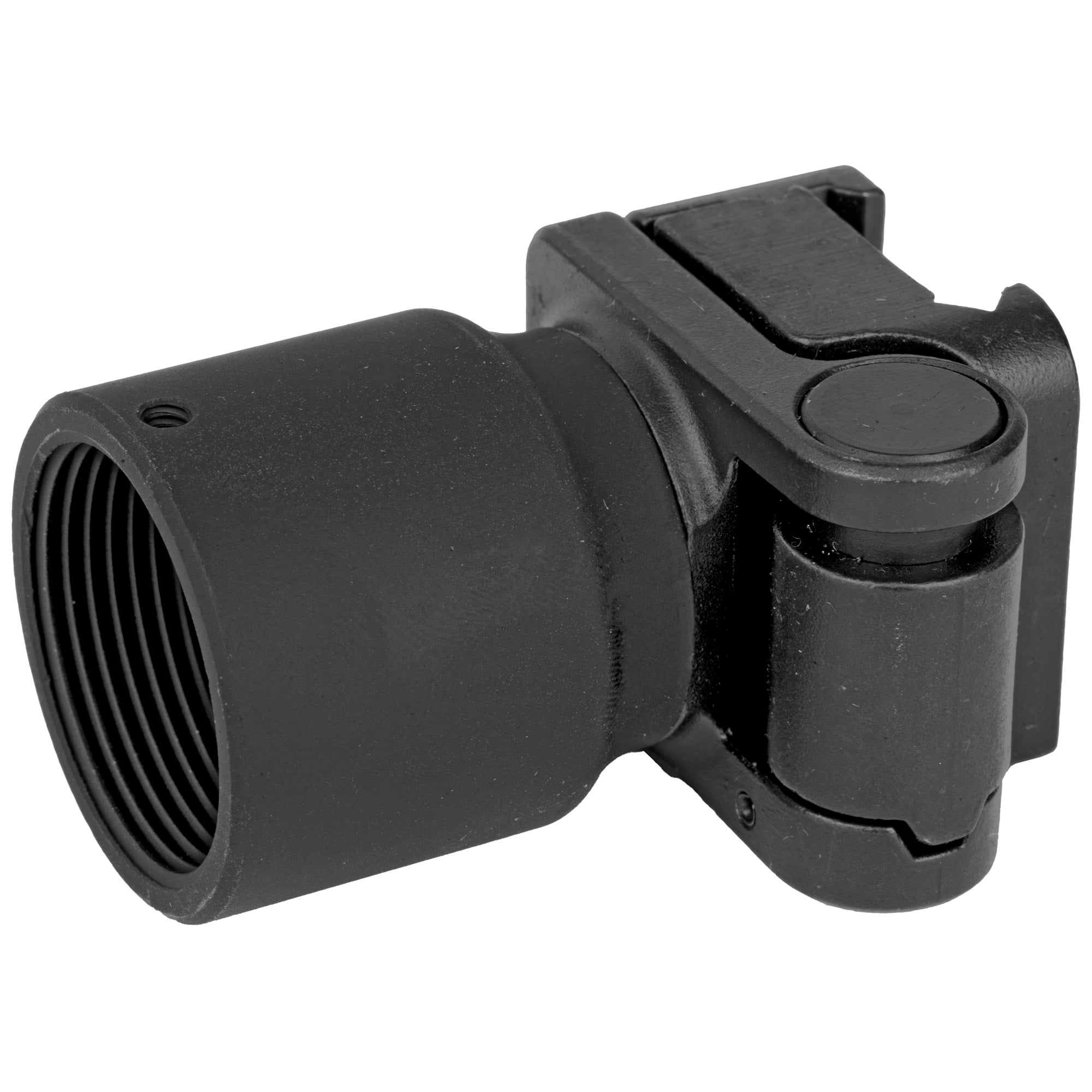 Midwest Industries Side Folder w/ Buffer Tube Adaptor, Black, Fits Picatinny Rail