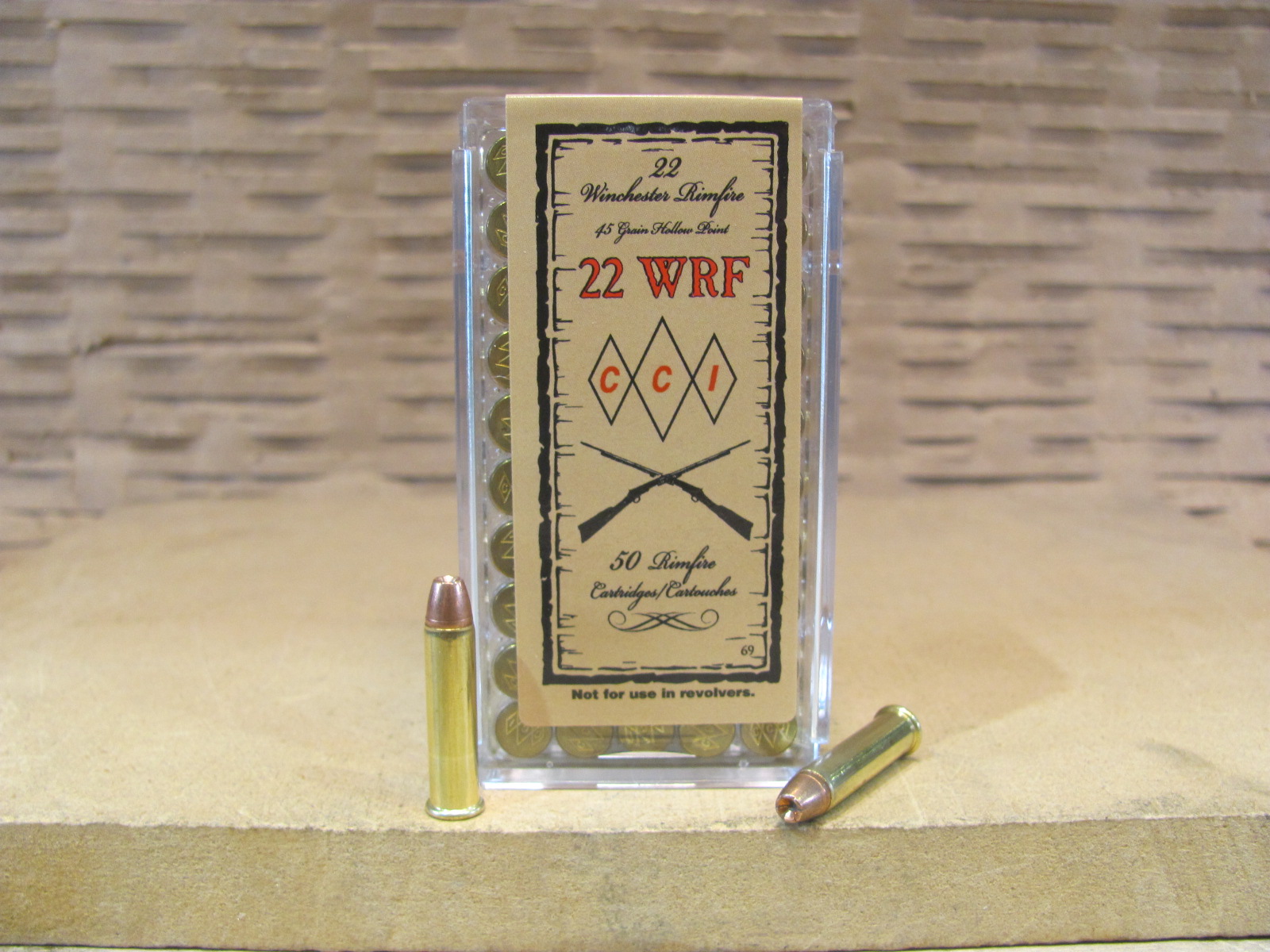 500 Round Brick – CCI 22 WRF 45 Grain Hollow Point Ammo – 0069