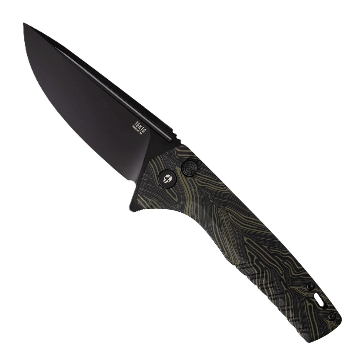 Tekto Knives F3 Charlie Folding Knife, Damascus