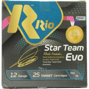 Rio Star Team EVO 28 HV Shotshells 12ga 2-3/4" 1oz 1315fps #8 25/ct
