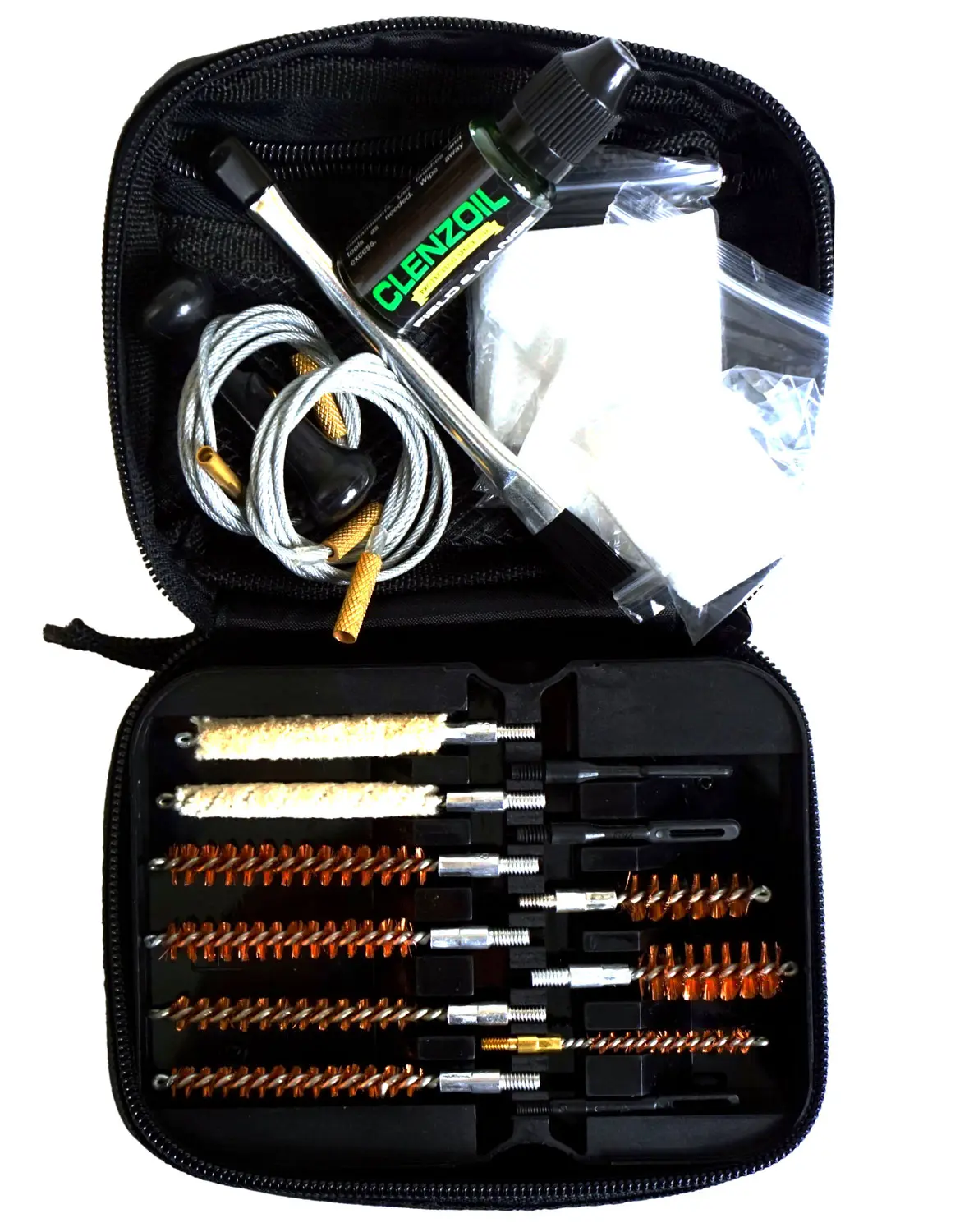 Clenzoil 2335 Field Range Cleaning Kit Multi-Caliber Rifle/21 Pieces Black
