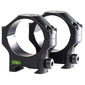 Tier One Superlight Hunting Picatinny Scope Rings 35mm Matte Black Medium