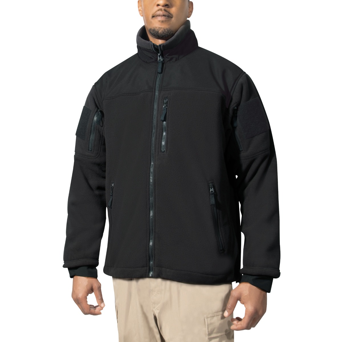 Rothco Spec Ops Tactical Fleece Jacket - Midnight Navy Blue, Medium