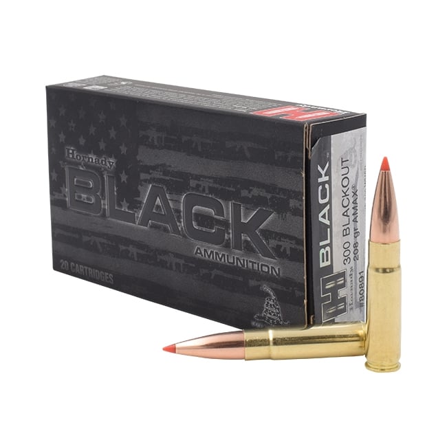 Hornady 80891 Black 300Blackout 208gr Hornady A Max 20 Per Box/10 Case - No Credit Card Fees - Low, flat rate shipping