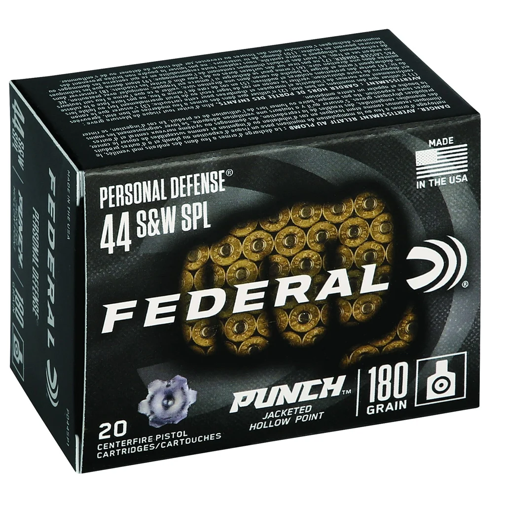 Federal Premium Punch Pistol Ammo 44 S Spcl. JHP 20 rd.