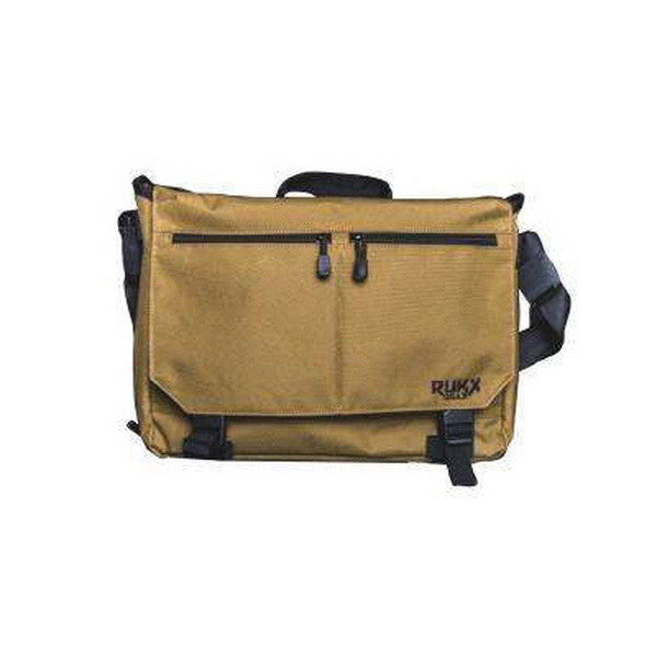 Rukx Gear Discrete Business Bag - Tan Elegance with Concealed Pistol Pocket - ATICTBBT