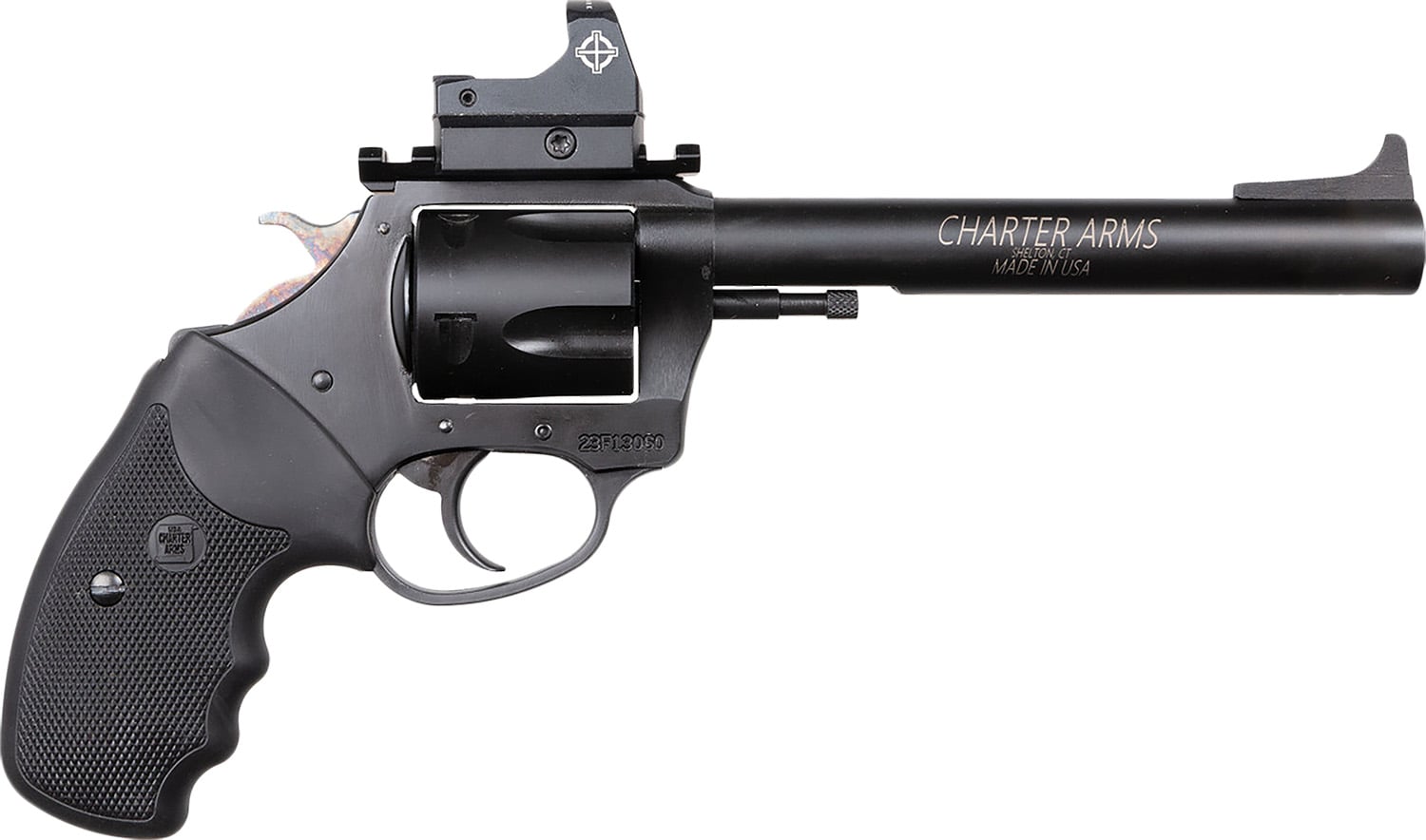 Charter Arms Model 69965 9mm Target Mastiff 6″ 5 Rounds Black Nitride W/ Sightmark Micro Optic - No Credit Card Fees - Low, flat rate shipping