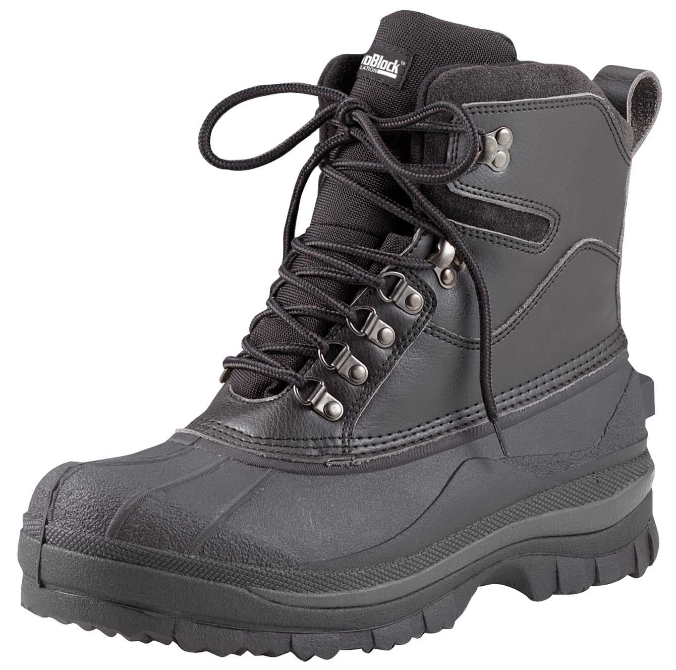 Rothco Cold Weather Hiking Boots - 8 Inch, Black, Shoe Size 9