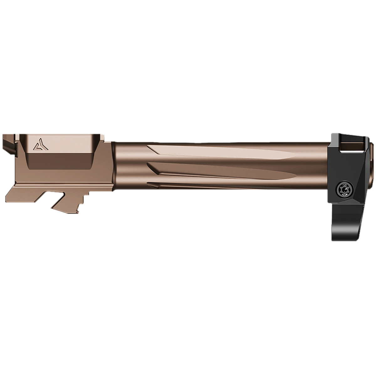 Radian Weapons Afterburner + Ramjet Barrel and Micro-Compensator 9mm Fits Glock 43X, Bronze/Black