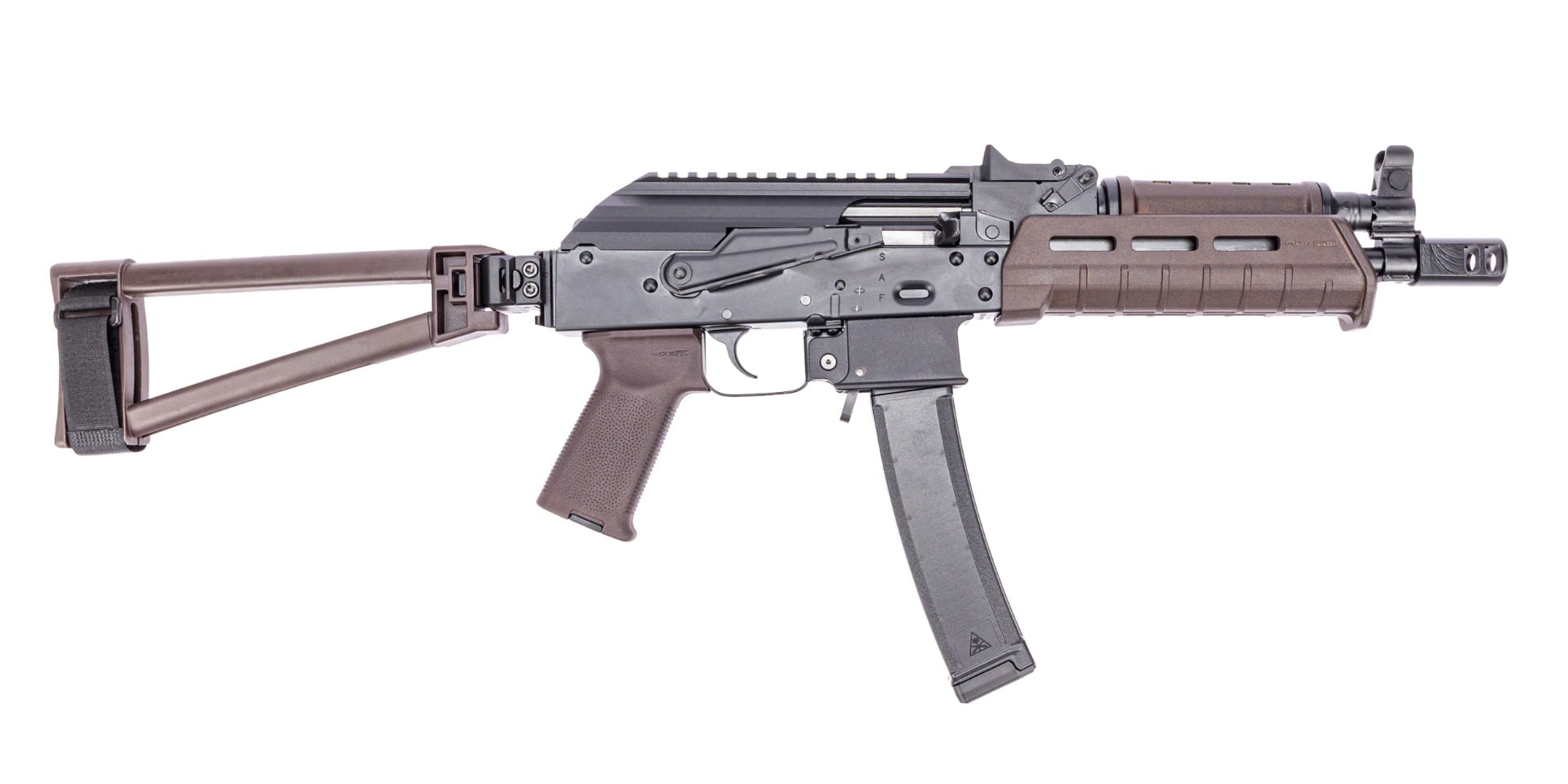 PSA AK-V 9mm MOE Triangle Folding Pistol, Plum