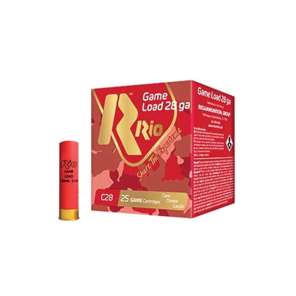 Rio Ammunition RCHV2875 Game Load Heavy Field 28Gauge 2.75″ 1oz 7.5Shot 25 Per Box/10 Case - No Credit Card Fees - Low, flat rate shipping