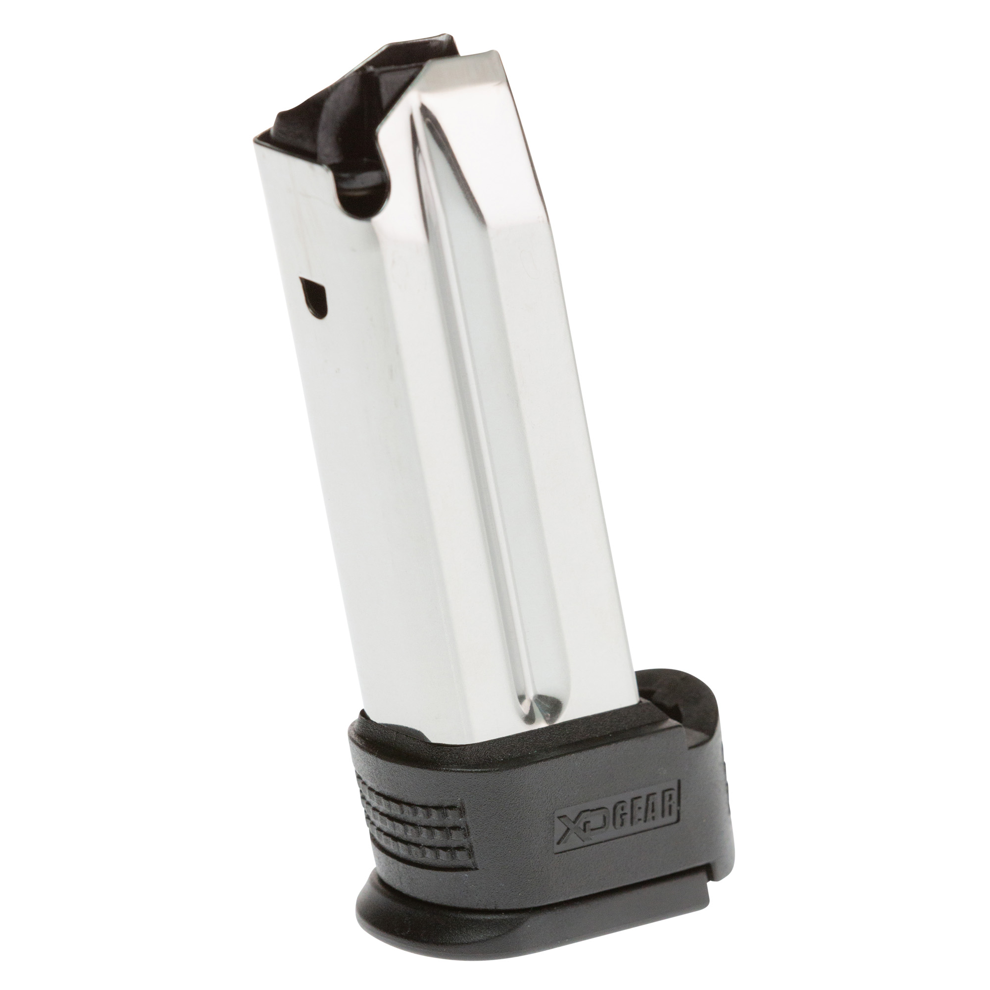Springfield Magazine, 9mm, 10 Rounds, with Black Sleeve Extension, XD, Stainless