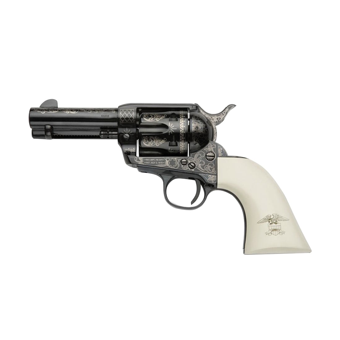Pietta Liberty Revolver 9mm 3.5 in. Ivory White Polimer Grip 6 rd. - No Credit Card Fees - Low, flat rate shipping