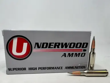 Underwood 6.5 Creedmoor Ammunition UW867 119 Grain Flash Tip Solid Monolithic 20 Rounds