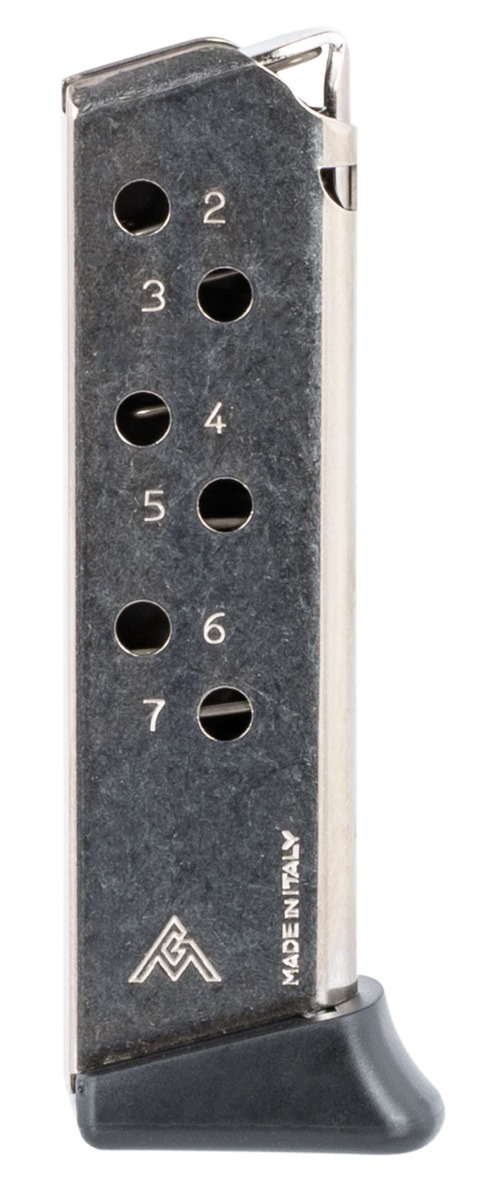 Mec-Gar Walther PPK/S .380 Magazine Finger Rest Floorplate Nickel 7/rd - No Credit Card Fees - Low, flat rate shipping
