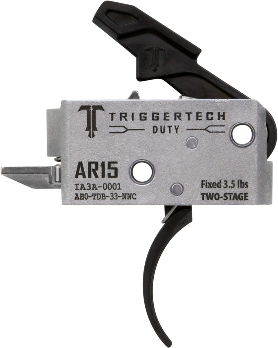 TriggerTech Duty Curved Trigger Fits AR15 - AH0-TDB-33-NNC
