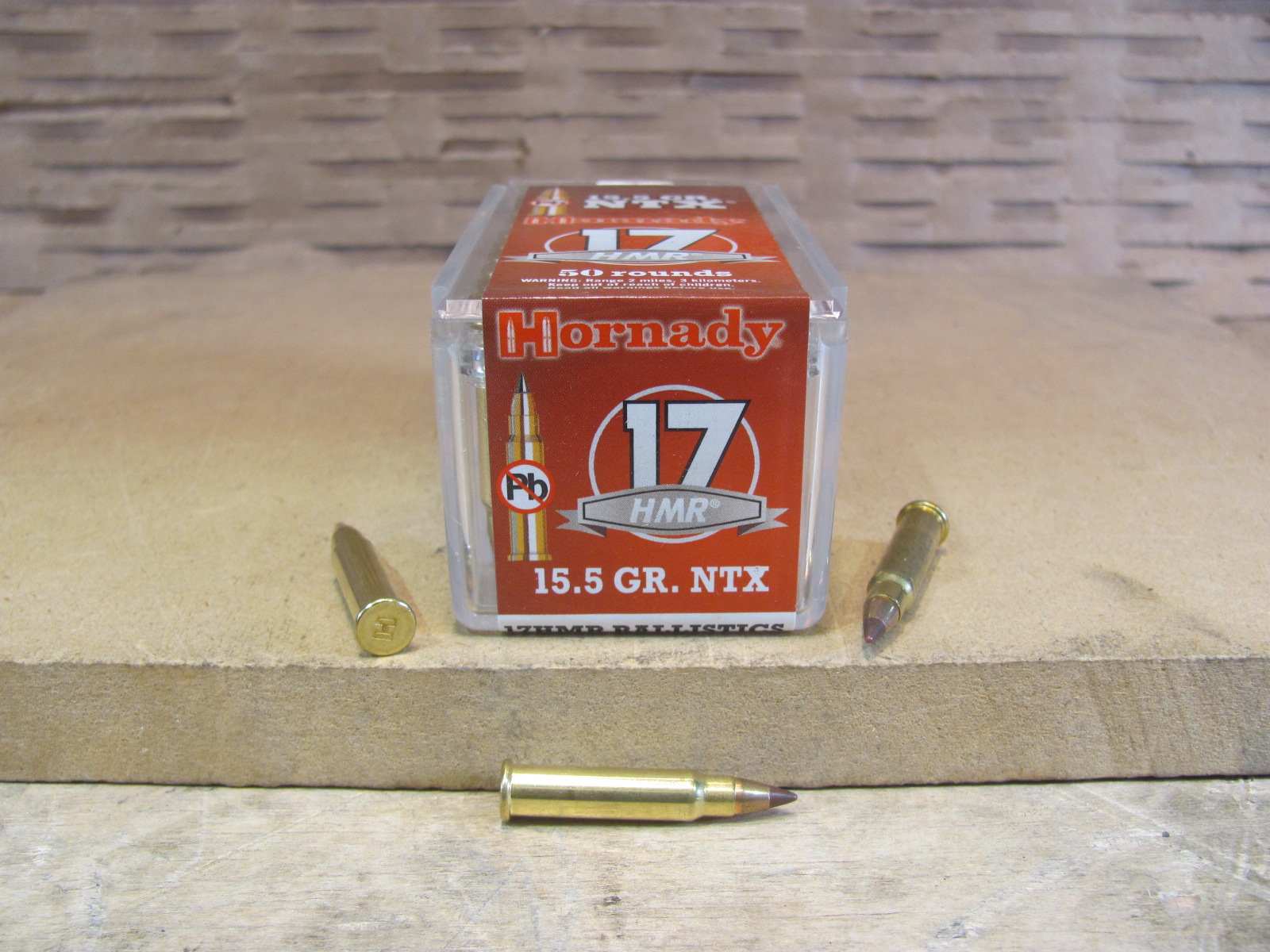 50 Round Box – 17 HMR 15.5 Grain NTX Hornady Ammo – 83171