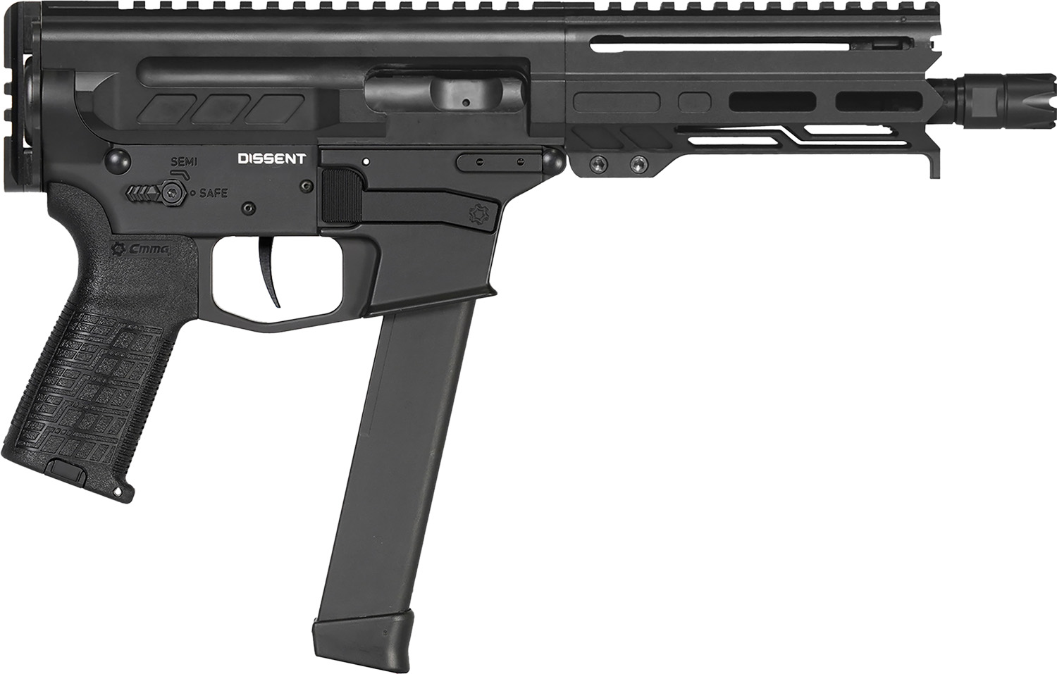 CMMG Dissent MKGS 9mm AR Pistol with Picatinny Brace