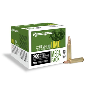 Remington - UMC - 223 Rem - 55 Grain - FMJ - 200 Rounds