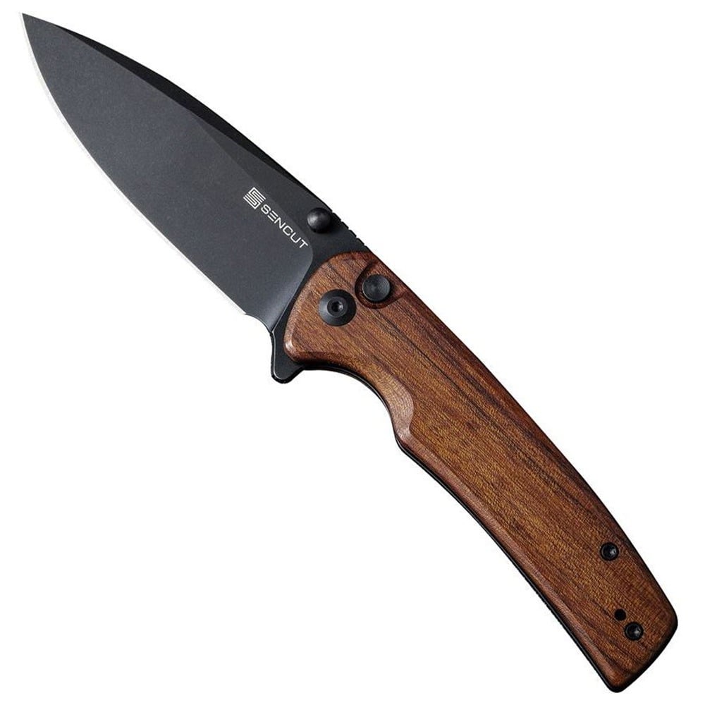 SENCUT Sachse Folding Drop Point Knife, Guibourtia - S21007-6