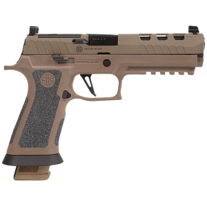 Sig Sauer P320 XFive DH3 9mm Luger Pistol 5" Barrel 21+1 Round Coyote Tan Slide Coyote Tan Grip Stainless Frame