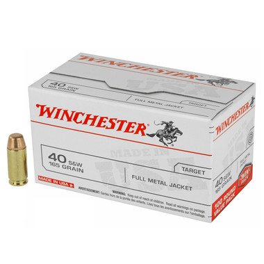 Winchester USA Value Pack 40 S&W 165 Grain Full Metal Jacket