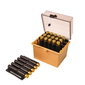 Berry-S-Mfg Berry's Mfg Safari Ammo Box 20rd Large Rifle Clear/Tan