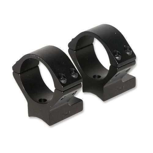 Talley Lightweight Alloy Scope Mounts - Black Anodized - 30mm - Low Ruger American Savage w/Accutrigger Steven 200 Stiller Predator TC Venture