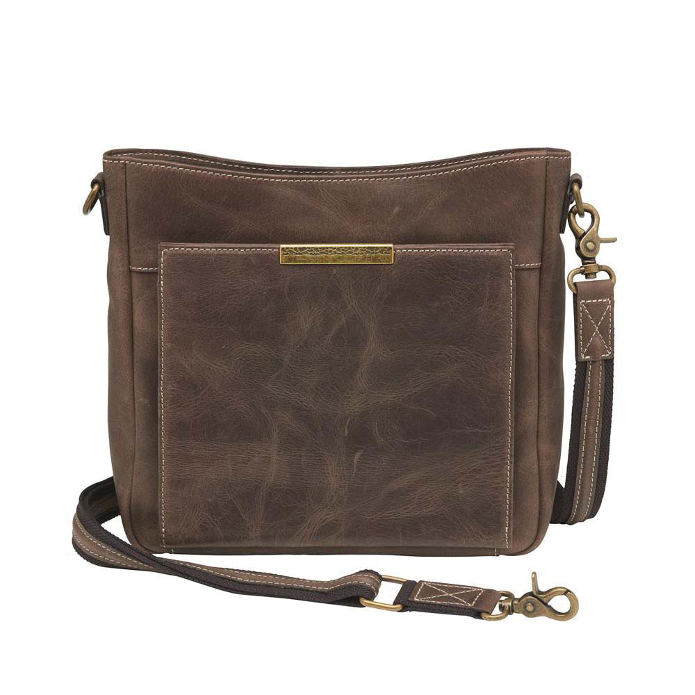 Gun Tote'n Mamas H&K 45C Holster Ambidextrous Buffalo Leather, Distressed Brown