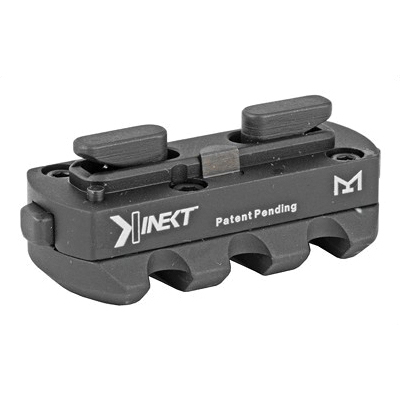 Kinetic Development Group 3 Slot Picatinny Rail Kinect Rail Fits MLOK, Black - KIN5-100