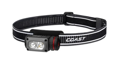 COAST WPH10R Headlamp BLKGRY - 31475