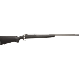 Savage Arms 12 LRPV Bolt Action Rifle 22-250 Remington 26" Fluted Stainless Barrel Stainless Frame Black Field Stock 1:9" Twist