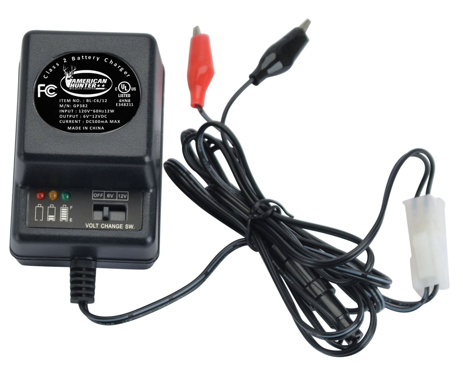 American Hunter Black Battery Charger, 6/12 V - BLC6/12