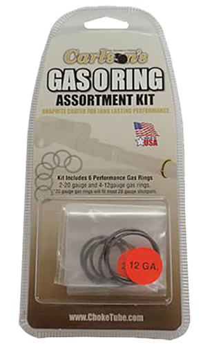 Carlson's Choke Tubes Gas O-Ring Assortment Kit, Black/Silver - 00066