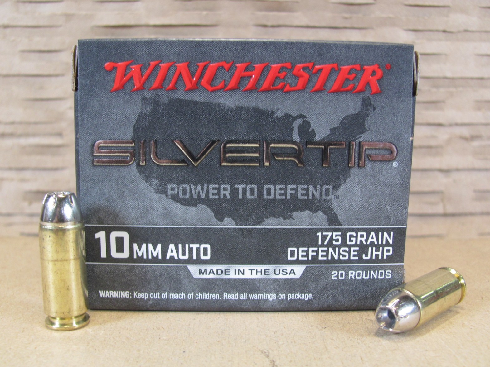 200 Round Case – 10mm Auto 175 Grain Defense JHP Winchester Silvertip Ammo – W10MMST