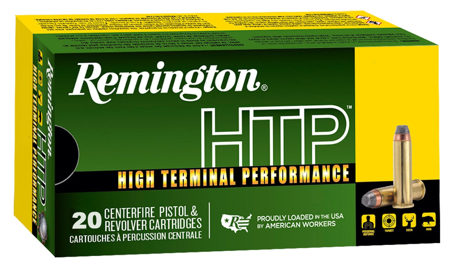 Remington HTP 158 gr Soft Point .357 Mag Ammo, 20/box - RTP357M3A
