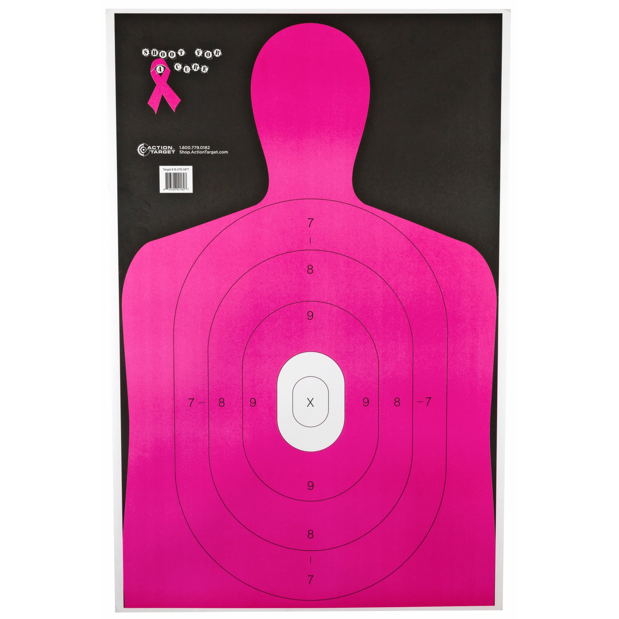 Action Target Shoot For The Cure Target B-27E-NPT-100