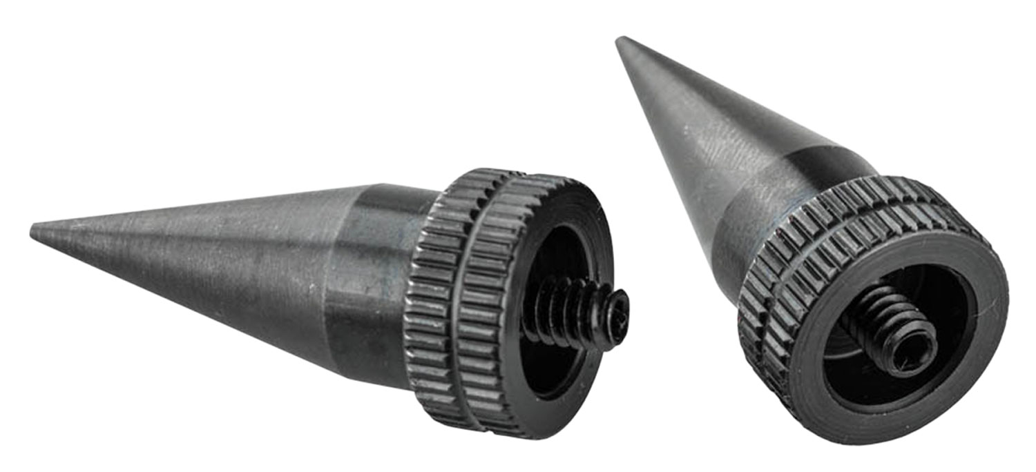 Accu-Tac G2 Spikes for HD-50, LR-10 G2, SR-5 G2 Accu-Tac Bipods, Flat Black - LRS-0200