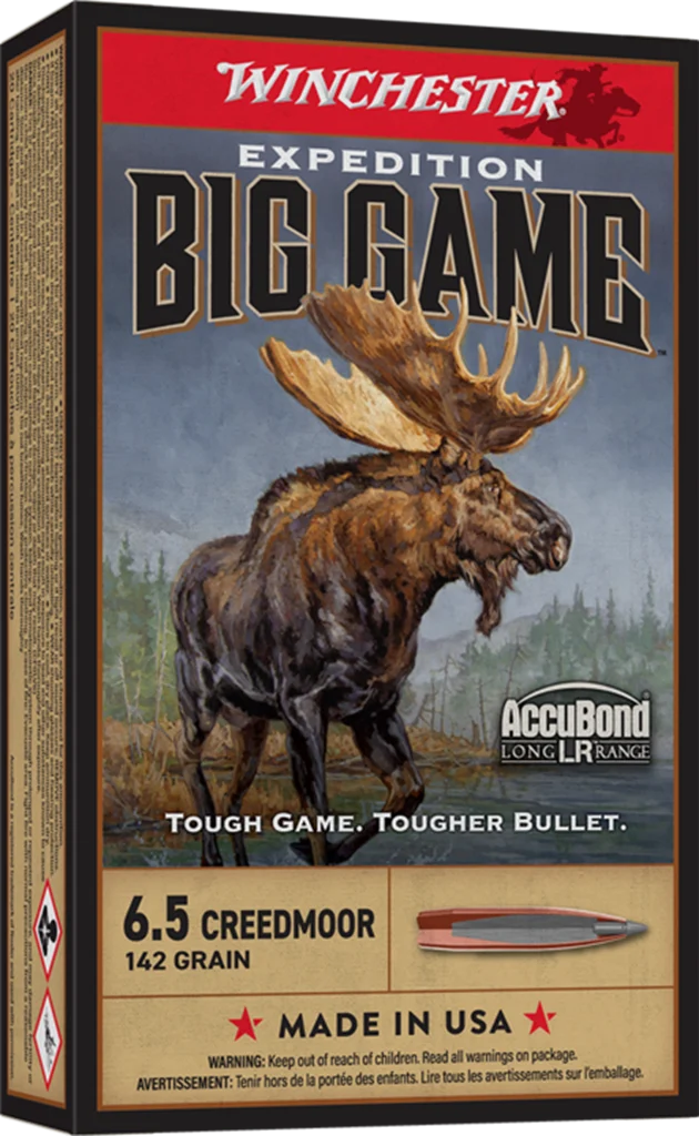 WINCHESTER BIG GAME 6.5CM 142GR ACCUBOND LR 20RD BX 200RD CASE