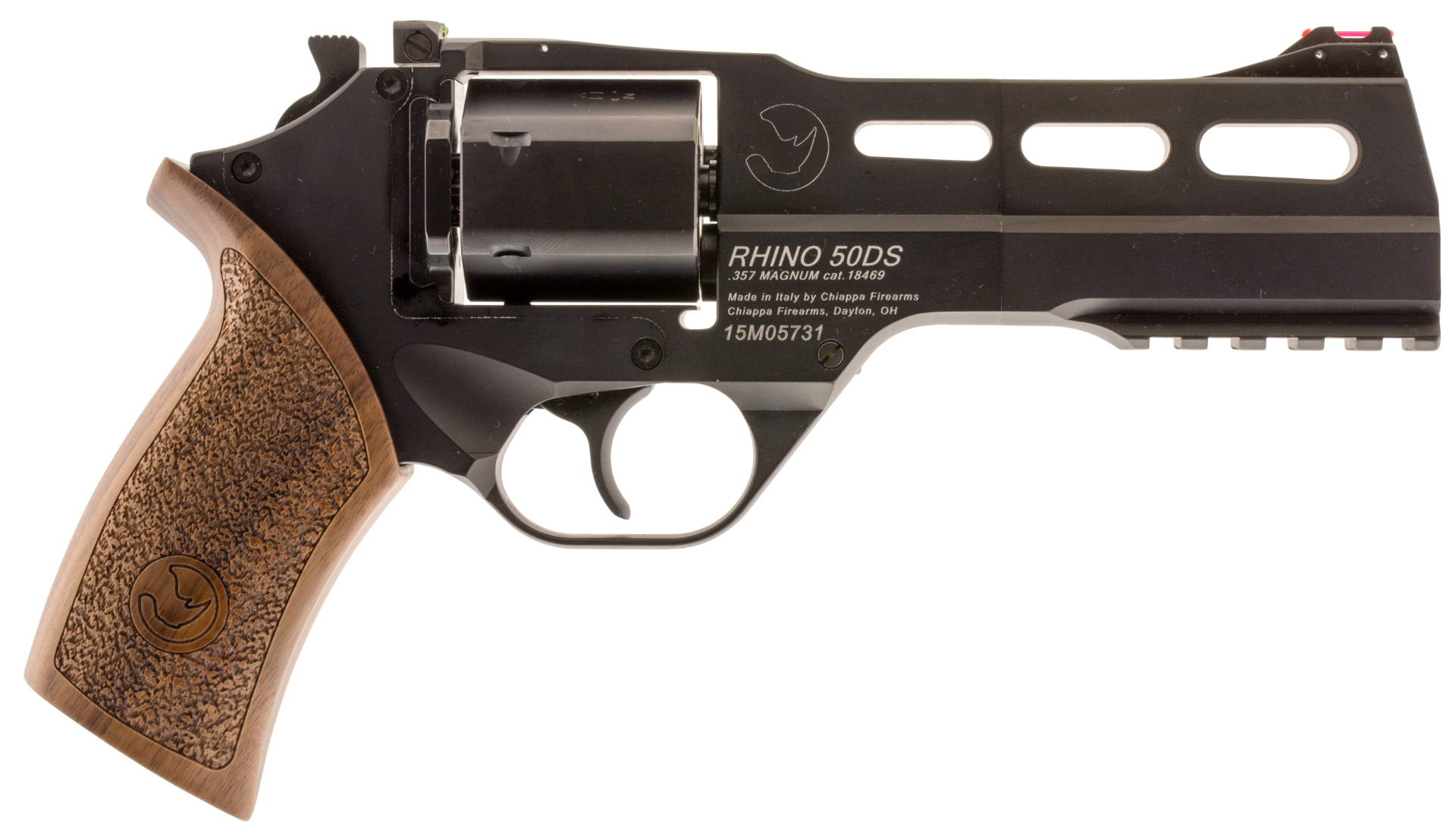 Chiappa Firearms Rhino 50SAR Medium .357 Mag Revolver, Anodized Black - CF340.246