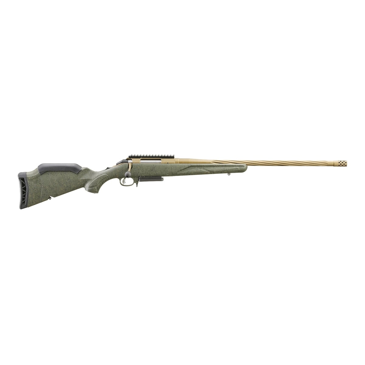 Ruger American Gen II Predator 6.5 PRC 22" 3rd Bolt Action Rifle, Green - 46946