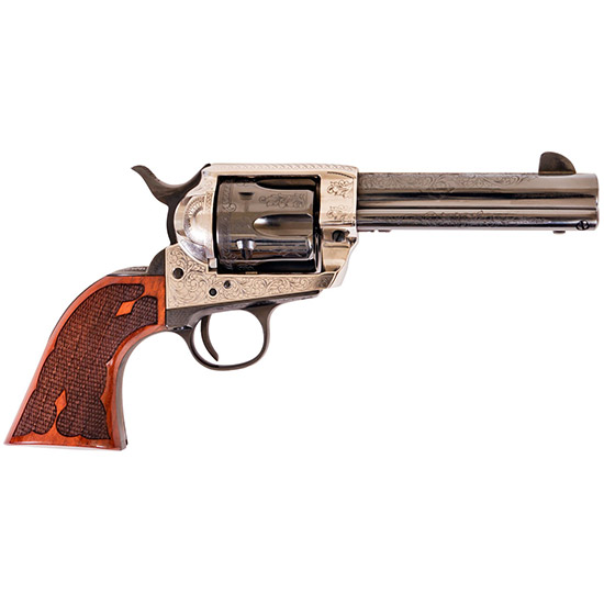 Cimarron Pietta Frontier 45LC Revolver 4.75" Silver