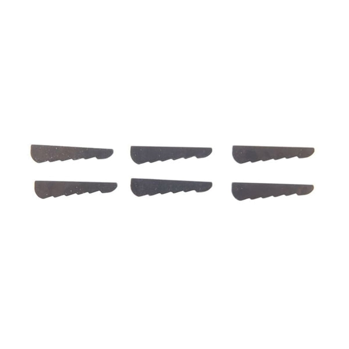 Brownells 1.08" x 0.05" Rear Sight Single Step Elevator, Black Pack of 6