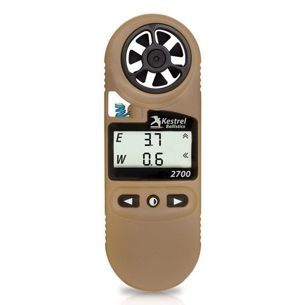 Kestrel Kestrel 2700 30' Waterproof Ballistics Weather Meter, Tan - 0827LTAN